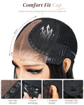 【Limited Design】Special Jerry Curl Natural Black 6-inch Deep Lace Double Drawn Human Hair Wigs